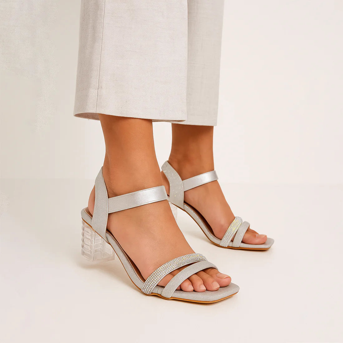 Crystal Luxe Sparkle Heels – Party-Perfect Glam for Every Step