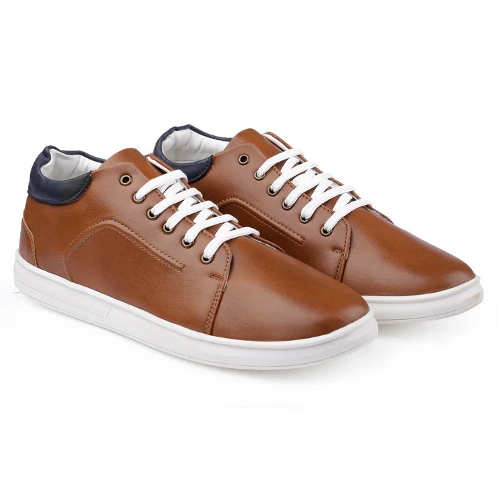 Sudbury LuxeStride – Premium Lace-Up Sneakers for Men | Stylish & Cushioned