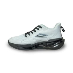 Sudbury AeroStep – White & Black Running Sneakers