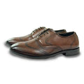 Men’s Brown Brogue Wingtip Oxford Shoes – Classic Formal Leather Footwear
