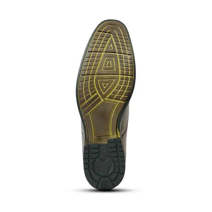 Men’s Brown Brogue Wingtip Oxford Shoes – Classic Formal Leather Footwear