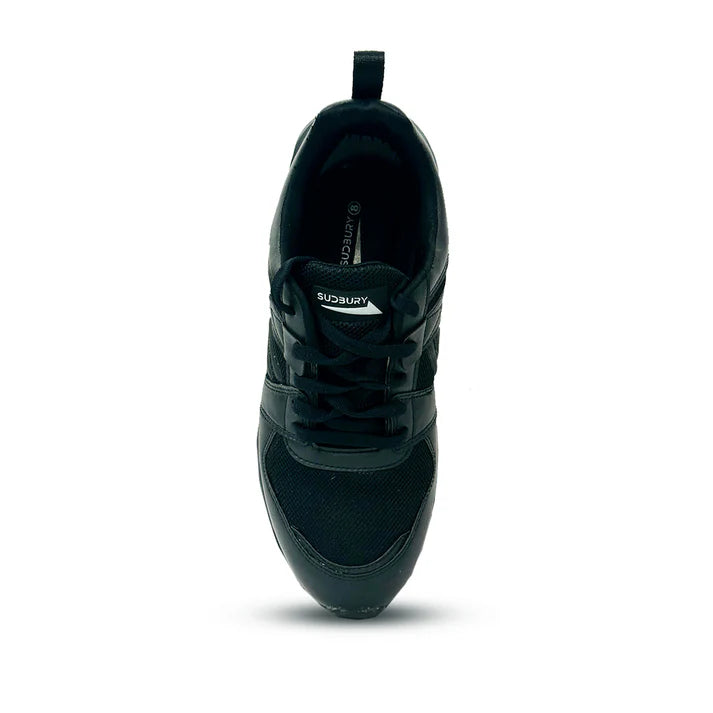 PowerStride Max | All-Black Athletic Sneakers for Men – Cushioned, Stylish & Durable