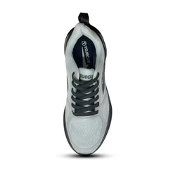 Sudbury AeroStep – White & Black Running Sneakers