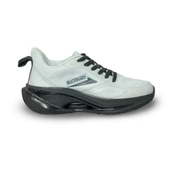 Sudbury AeroStep – White & Black Running Sneakers
