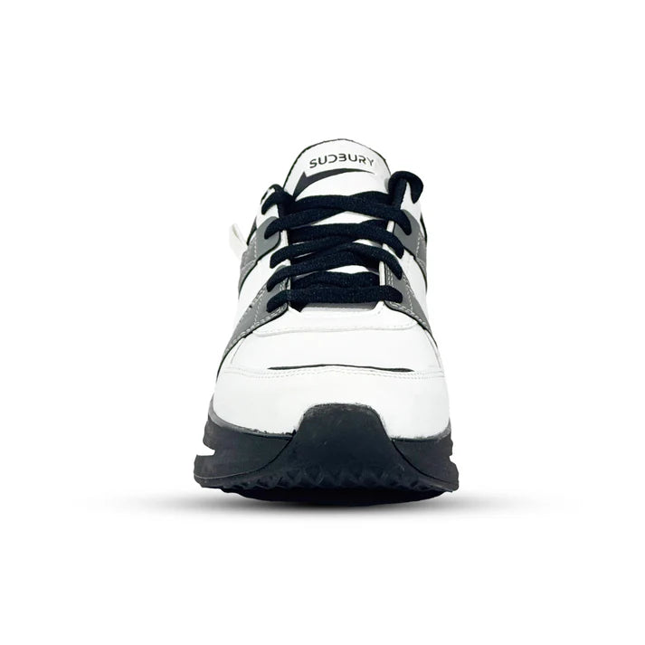 Sudbury FlexRush | White-Grey Men’s Sneakers for Running & Streetwear
