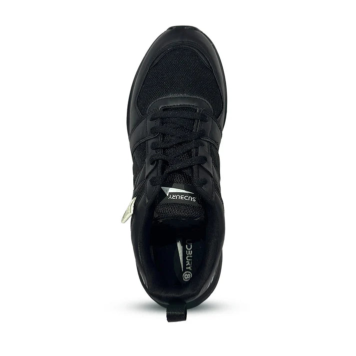 PowerStride Max | All-Black Athletic Sneakers for Men – Cushioned, Stylish & Durable