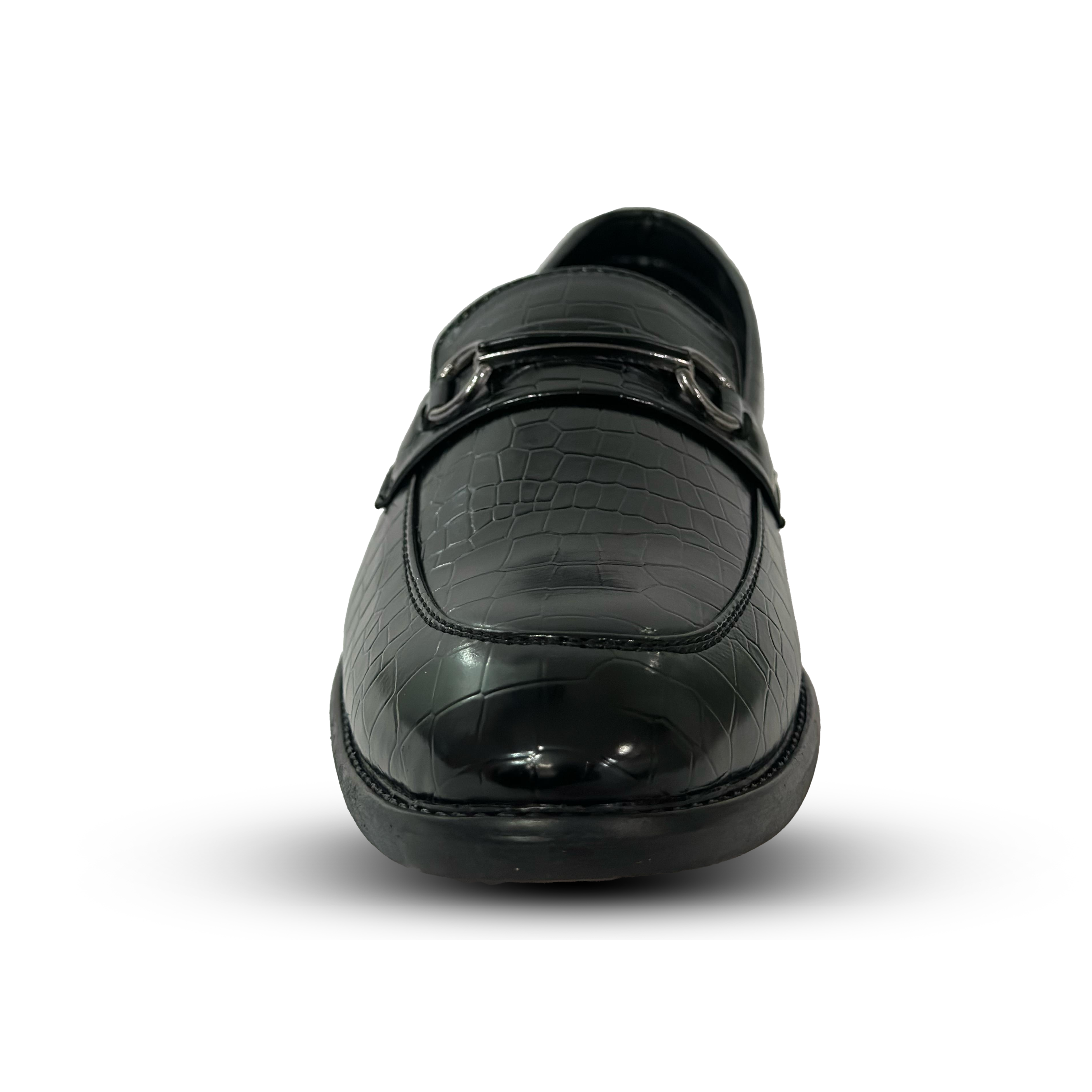 Luxury in Every Step – Italian Croc-Textured Loafers