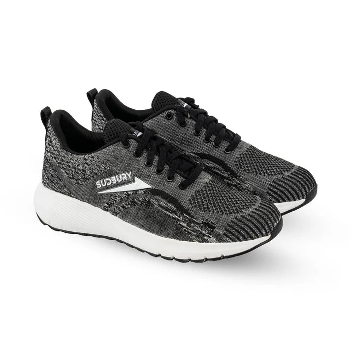 Sudbury GlideWalk – Men’s Black Walking Shoes | Lightweight, Cushioned & Breathable