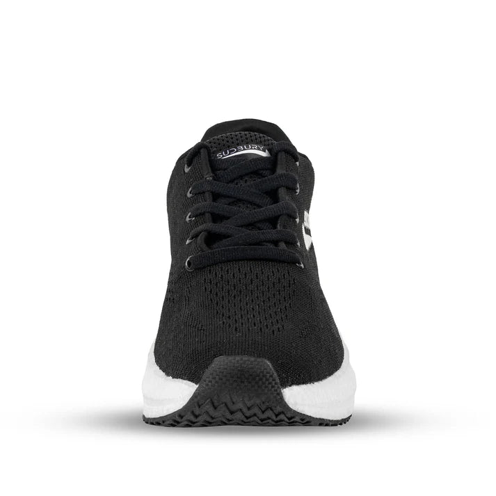 Sudbury AeroRun – Soft Black Running Shoes for Men | Lightweight & Cushioned