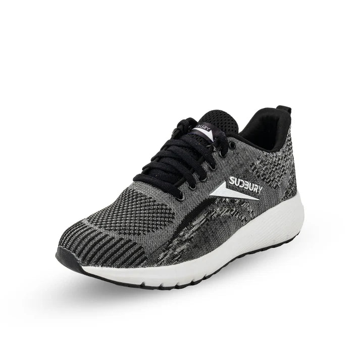 Sudbury GlideWalk – Men’s Black Walking Shoes | Lightweight, Cushioned & Breathable