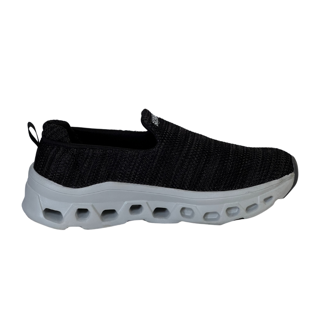 Sudbury Fusion Rider — Men's Black Slip-On Sneakers