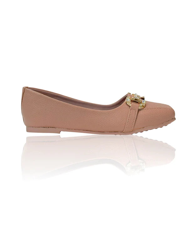Luxe Crystal Buckle Ballet Flats – Multiple Elegant Colors