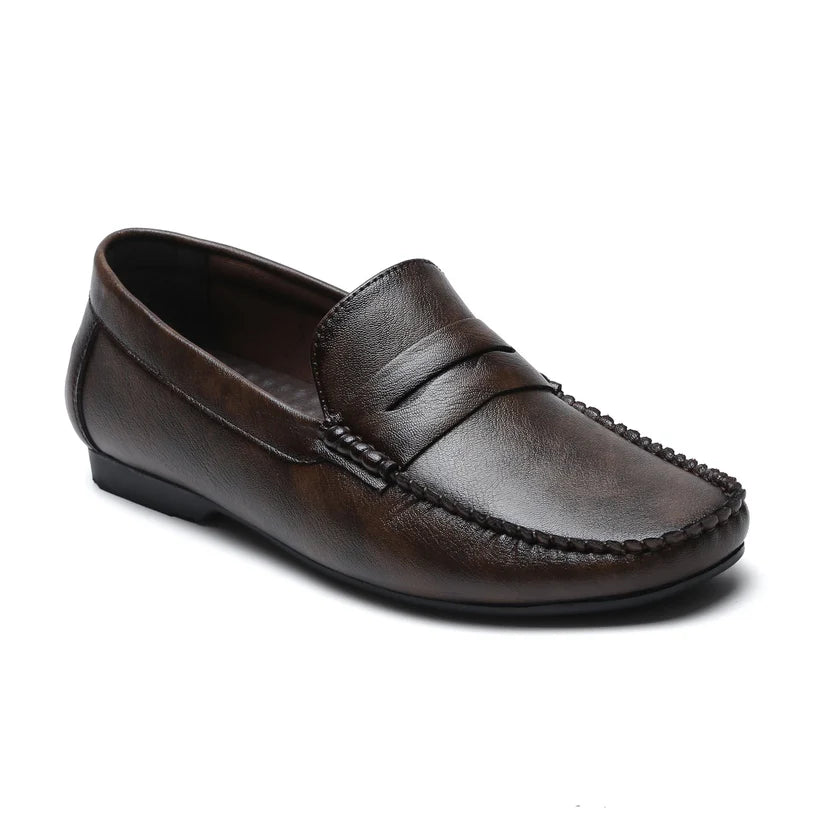 Sudbury ComfortLoaf – Men’s Brown Slip-On Loafers | Premium Comfort