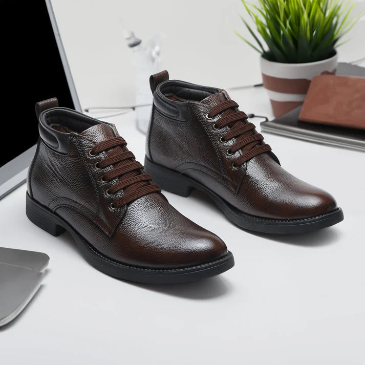 Sudbury UrbanRidge – Men’s Brown Leather Ankle Boots | Premium Office & Casual Wear