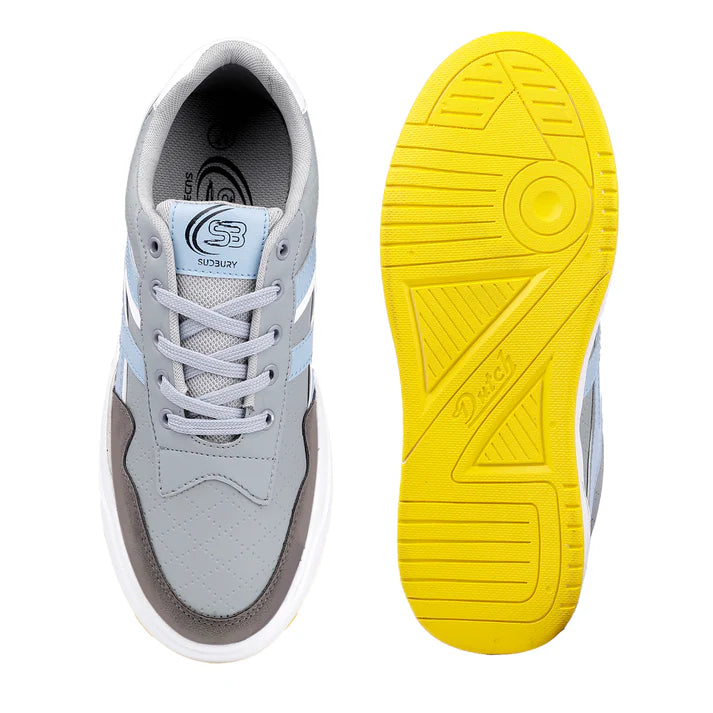 Sudbury StreetPulse – White & Navy Stylish Sneakers for Men | Lightweight & Trendy