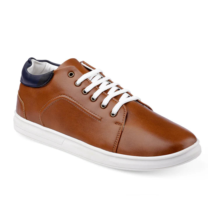Sudbury LuxeStride – Premium Lace-Up Sneakers for Men | Stylish & Cushioned