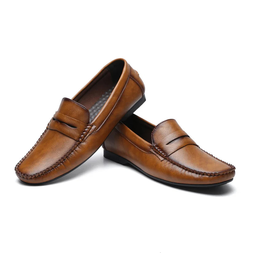 Sudbury ComfortLoaf – Men’s Brown Slip-On Loafers | Premium Comfort