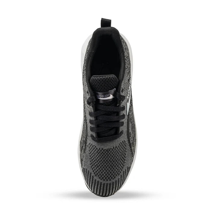 Sudbury GlideWalk – Men’s Black Walking Shoes | Lightweight, Cushioned & Breathable